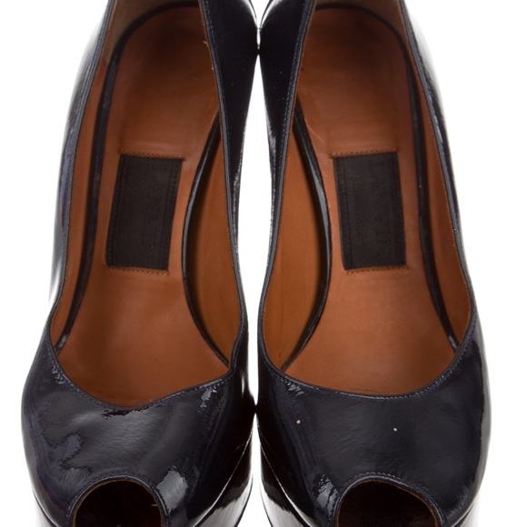 LANVINE Platform Peep-Toe Pumps
Size: 7  IT 37 - Picture 5 of 6